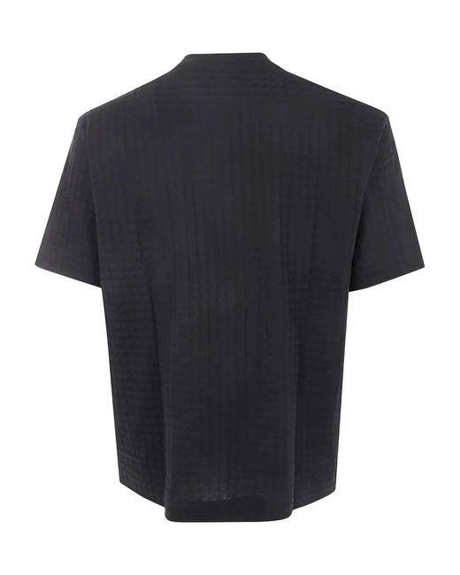 Emporio Armani Black Classic Short Sleeves T-Shirt for men