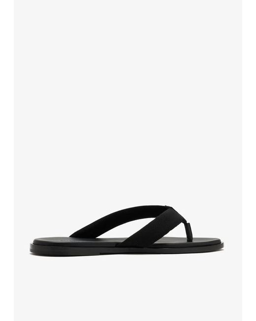 Givenchy White Padded Flip Flops for men