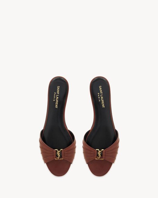 Saint Laurent Multicolor Babylone Slides