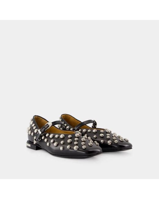 Toga Black Aj1374 Ballerinas