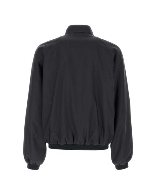 Gucci Blue Midnight Nylon Bomber Jacket for men