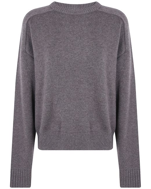 Loulou de Saison Gray "Breha" Sweater With Piping