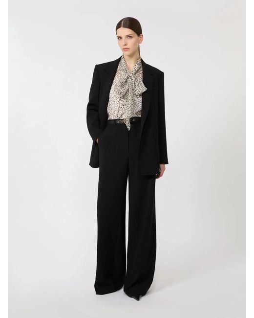 Max Mara Black Mstamico Trouser