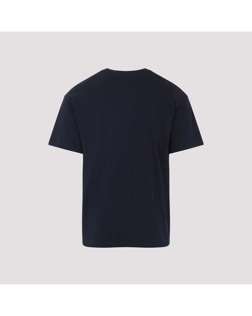 Givenchy Blue Dark Cotton T-Shirt for men