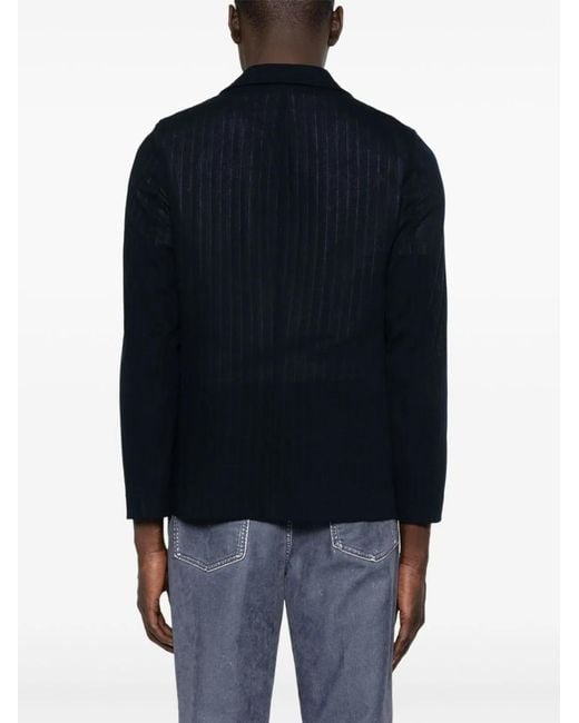 Circolo 1901 Blue Cotton Single-Breasted Jacket for men