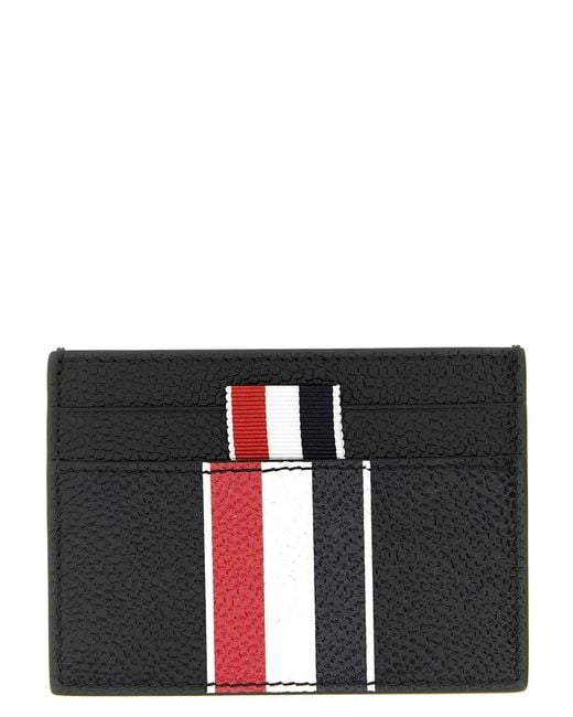 Thom Browne Black Rwb Card Holder for men