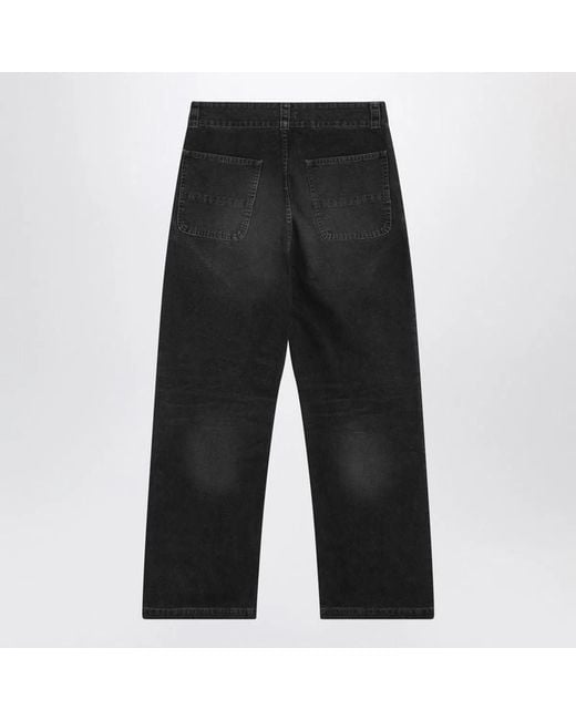 Fear Of God Black Washedeffect Jeans for men