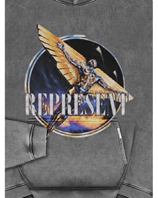 Represent Gray "Golden Tour" Hoodie for men