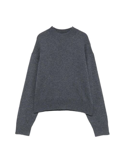 Pinko Blue Wool Cashmere Sweater