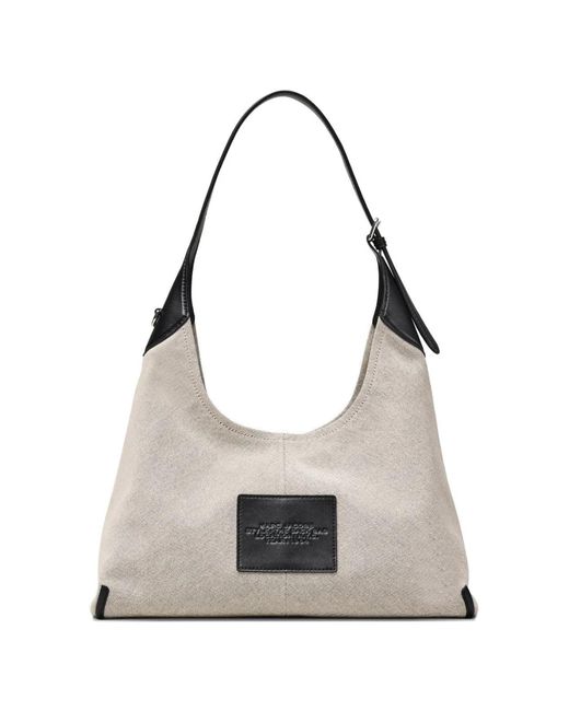 Marc Jacobs White The Belted Sack Shoulder Bag