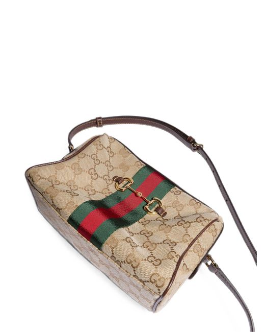 Gucci Natural Horsebit Web Small Camera Bag