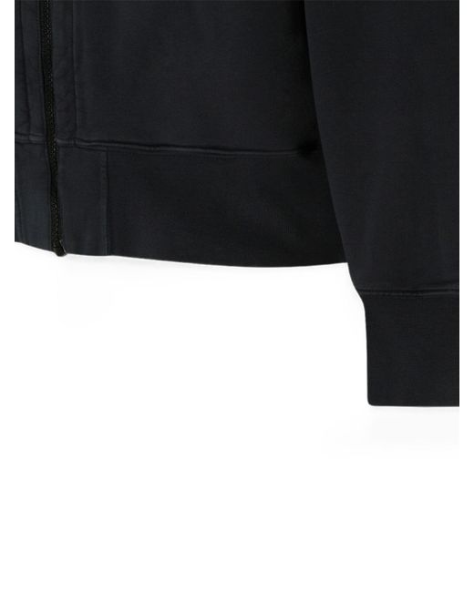 Stone Island Black Hoodie Sweater for men