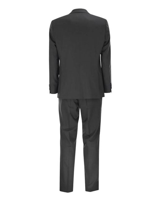 Boss Black Stretch Virgin Wool Blend Suit for men