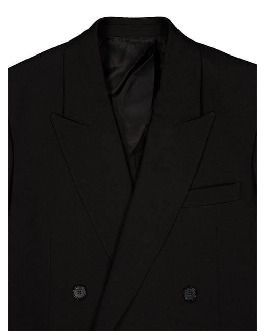 Fendi Black Double-Breasted Blazer for men