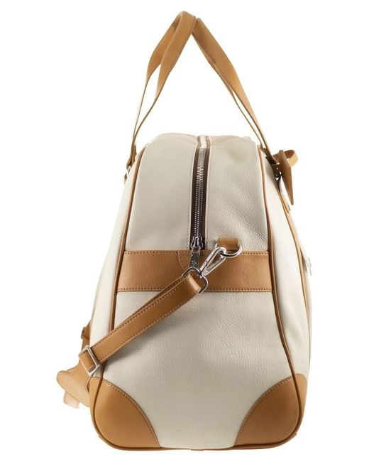Brunello Cucinelli Metallic Street Bag for men