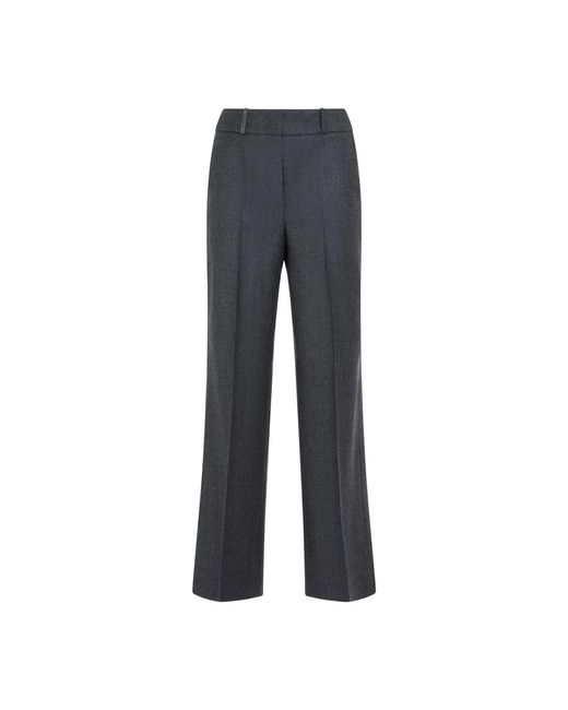 Peserico Blue Regular Pants