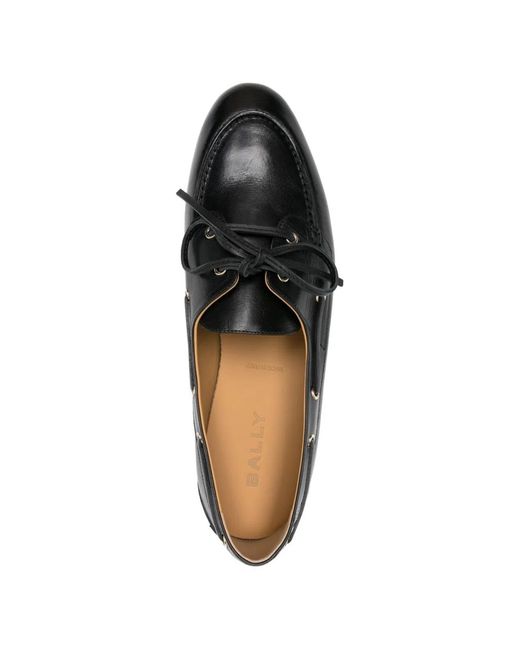 Bally White Buffalo Leather Flat Shoes for men