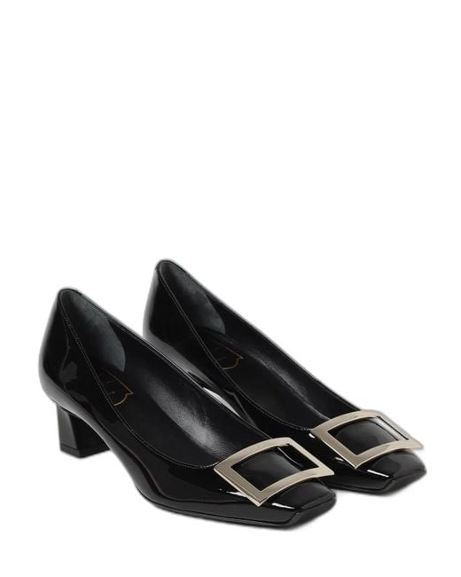 Roger Vivier Black Belle Vivier Trompette Pumps