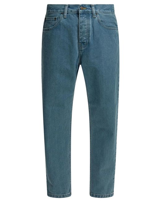 Carhartt Blue Organic Cotton Jeans for men