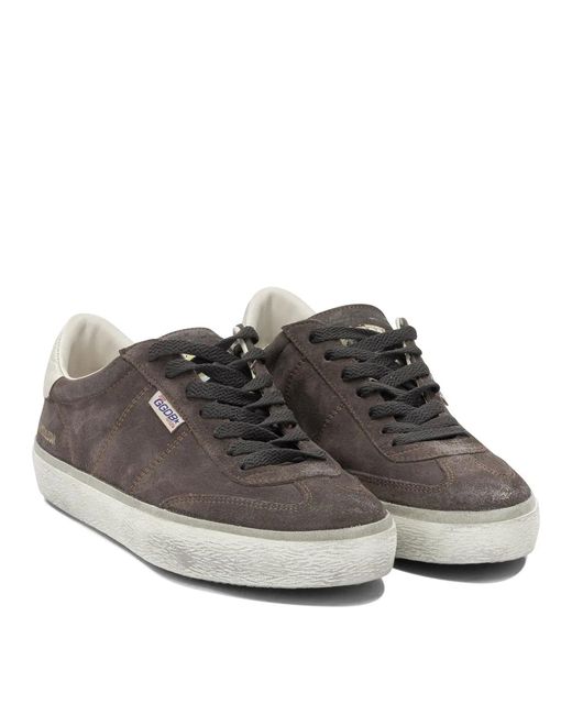Golden Goose Deluxe Brand Brown "Soul Star" Low-Top Sneakers for men