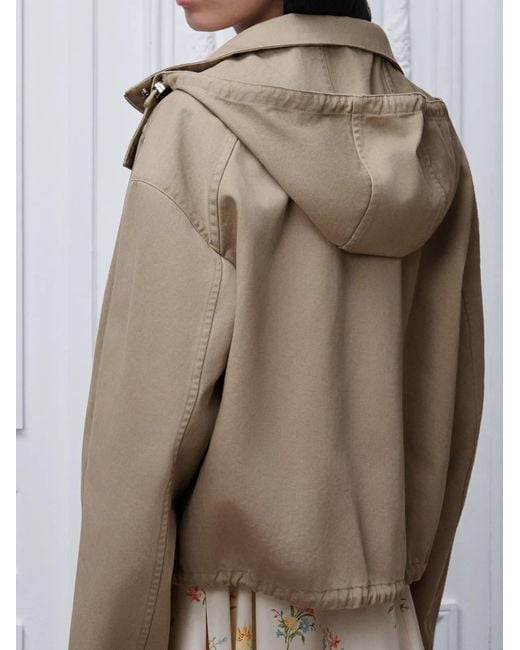 Dior Brown Nude & Neutrals Single-Breasted Coat