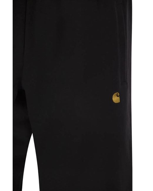 Carhartt Black Sweat Joggers With Embroidered Logo