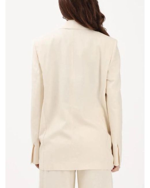 Pinko Natural Single Breasted Jacket
