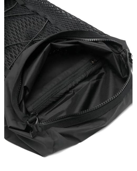 Snow Peak Black "Double Face" Mesh Back Pack for men
