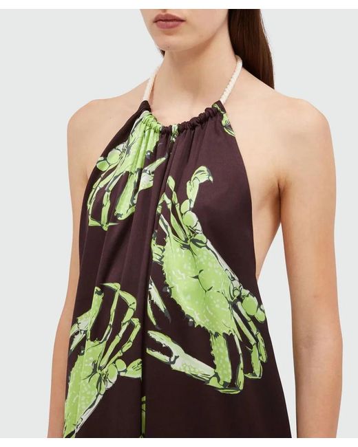 MSGM Green Abito/Dress