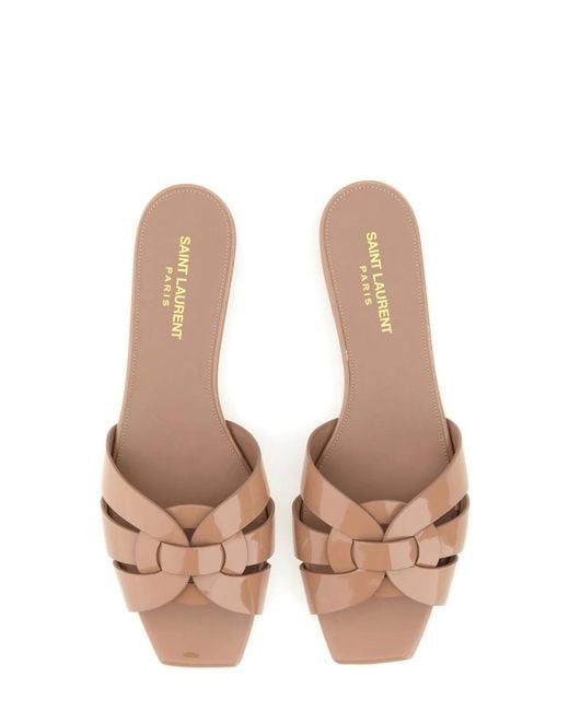 Saint Laurent Natural Sandal "Nu Pieds Tribute 05"