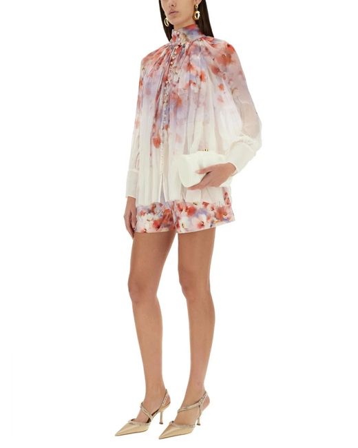 Zimmermann Pink Short "Crush"