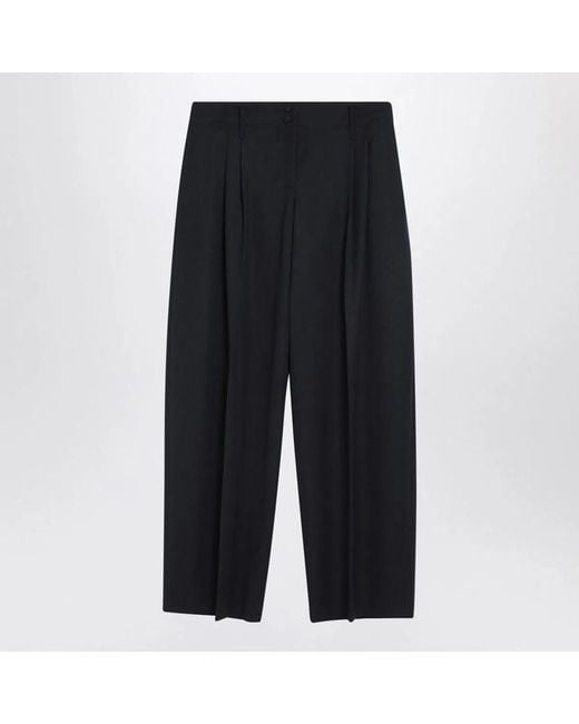 McQueen Black Wool Trousers