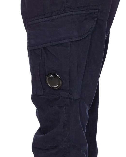 C P Company Blue C.P.Company Cargo Pant Stretch