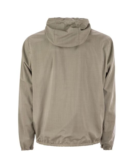 Herno Natural Reversible Hooded Jacket for men