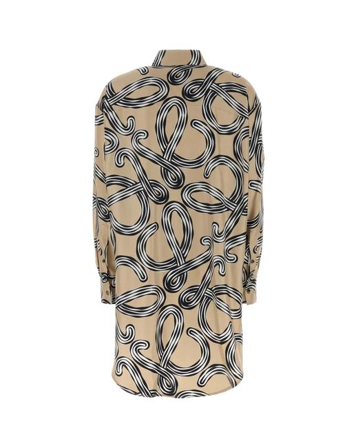 Loewe White Printed Silk Paula S Ibiza Shirt
