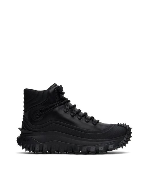 Moncler Black Trailgrip High Gtx Lace-Up Boots