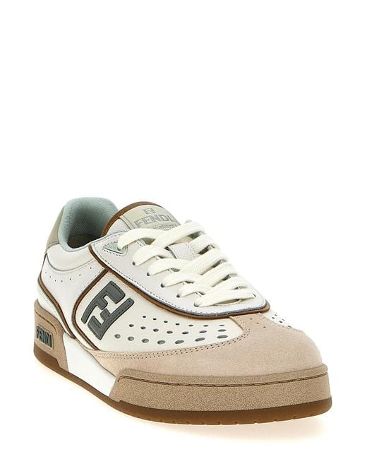 Fendi White Match' Sneakers