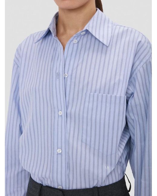 Victoria Beckham Blue Ellys Shirt