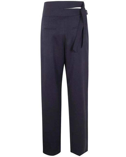 Chloé Blue Classic High Waisted Pencil Trousers
