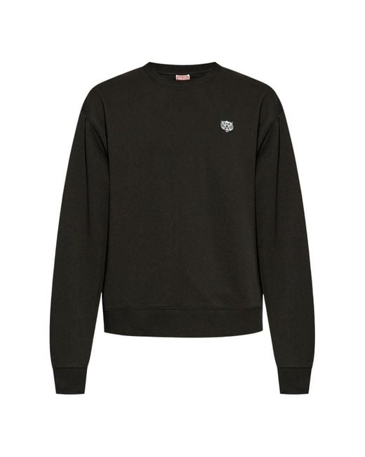 KENZO Black Sweatshirt With Logo for men