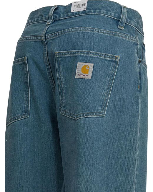 Carhartt Blue Organic Cotton Jeans for men
