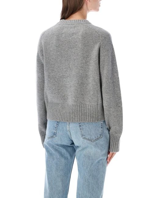 Extreme Cashmere Gray N°167 Please Cashmere Sweater