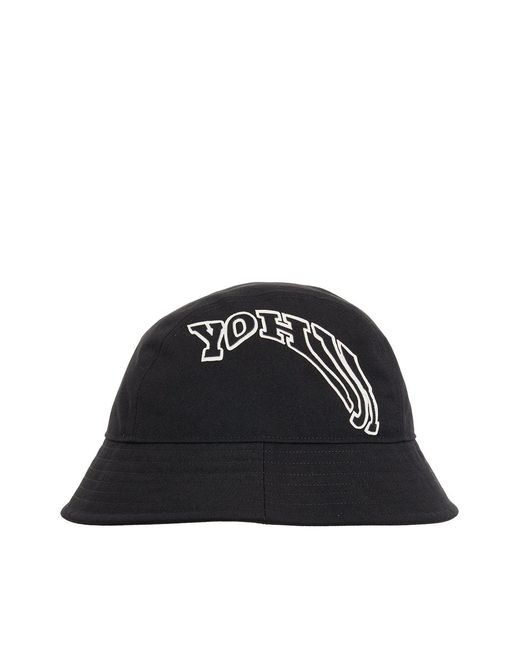 Y-3 Black Cappello Bucket for men