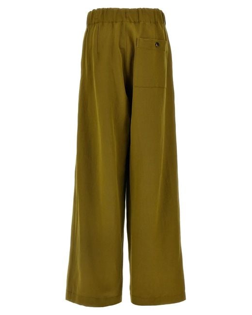 Dries Van Noten Green 'Pila' Pants