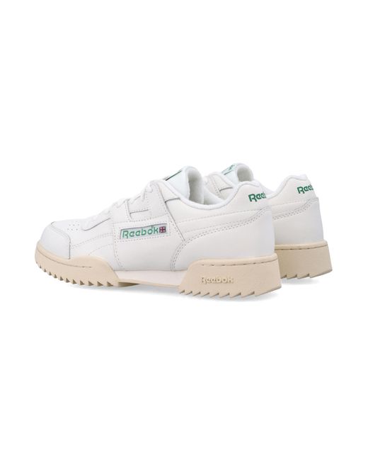 Reebok White Workout Plus Ripple