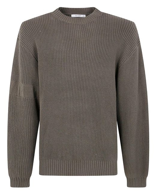 Daily Paper Gray "Band" Knit Sweater for men