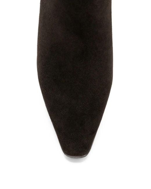 Strategia Black "Velour Box" Boots
