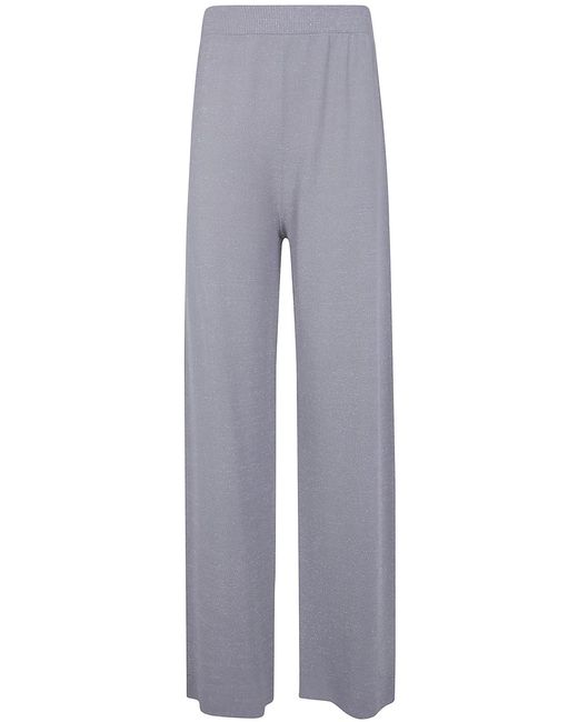 Fabiana Filippi Gray Wide Leg Trousers