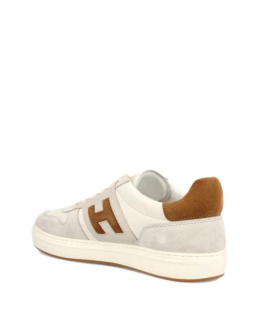 Hogan Natural Multicolour Mutton Calfskin Sneaker for men