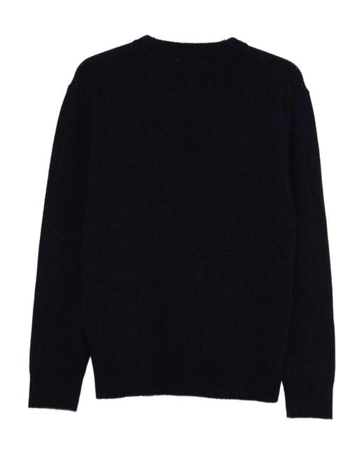 Lardini Blue Wool And Alpaca Blend Sweater for men